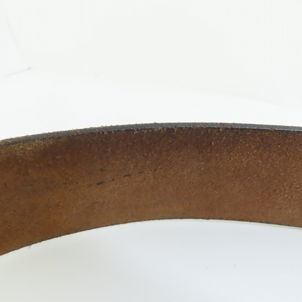 実際に弊社で買取させて頂いた(2)SUGAR CANE/シュガーケーン ギャリソンベルト ブラウン Size：36の画像 6枚目