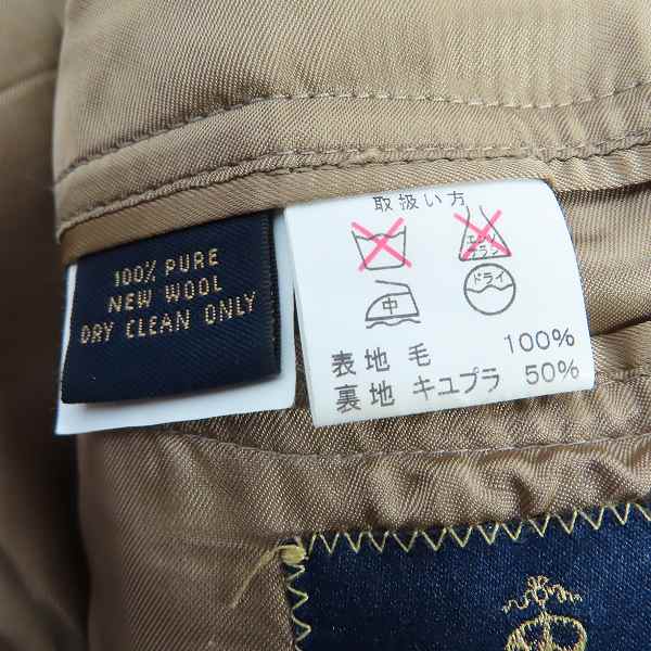 実際に弊社で買取させて頂いたBROOKS BROTHERS/ブルックスブラザーズ チェック 2B テーラードジャケット/42の画像 4枚目