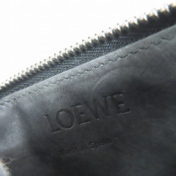 実際に弊社で買取させて頂いたLOEWE/ロエベ コインケース/カードケース L字ファスナー フラグメントケース 101821の画像 4枚目