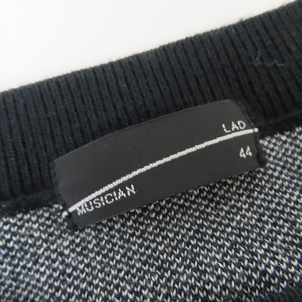 実際に弊社で買取させて頂いたLAD MUSICIAN/ラッドミュージシャン 19SS CREW NECK BIG PULLOVER 天使柄ニット 2119-001/44の画像 2枚目