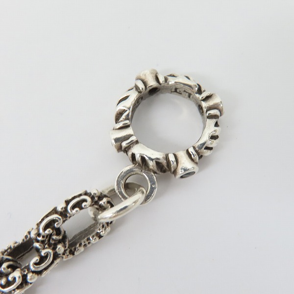 実際に弊社で買取させて頂いたLeathers & Treasures/レザーズアンドトレジャーズ ブレスレット w/オニキスの画像 1枚目