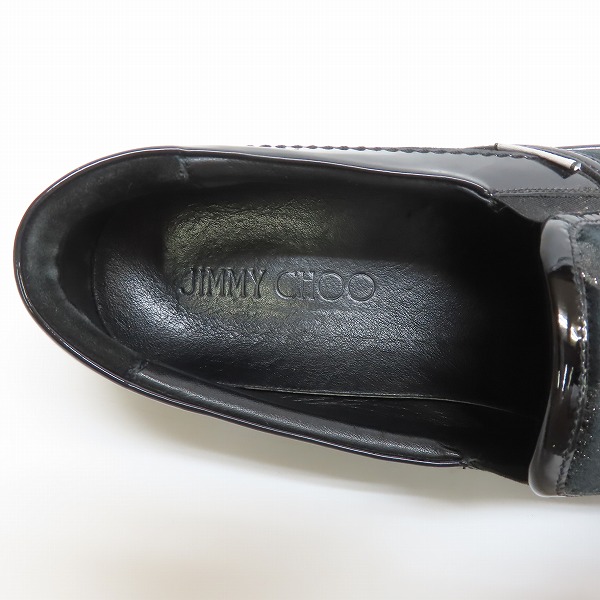 実際に弊社で買取させて頂いたJIMMY CHOO/ジミーチュウ 迷彩 カモフラ柄 スリッポンシューズ/45の画像 4枚目