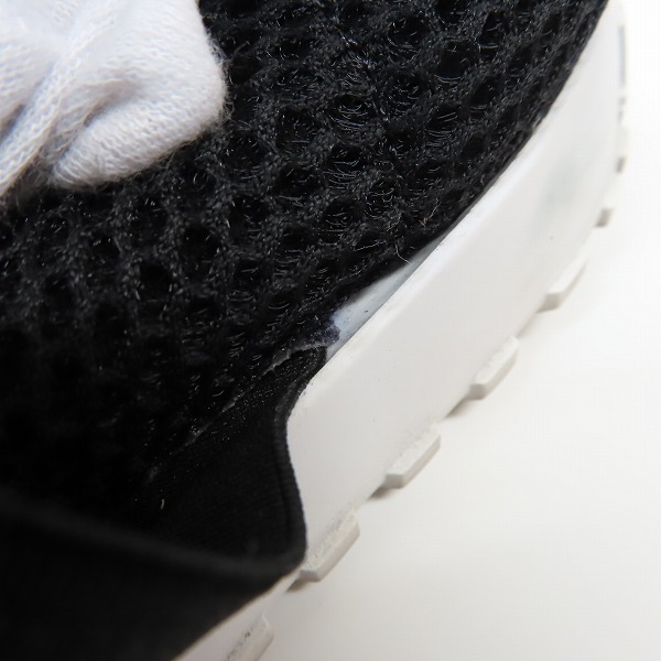 実際に弊社で買取させて頂いたJIMMY CHOO/ジミーチュウ オークランド メッシュニット レザースニーカー/42.5の画像 7枚目