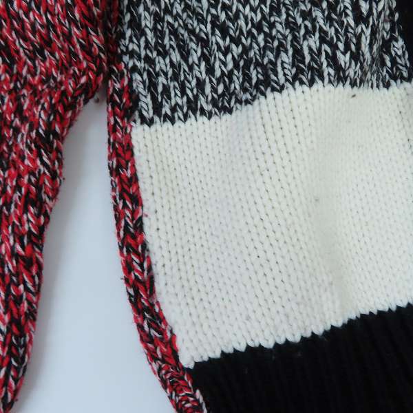 実際に弊社で買取させて頂いたMAISON KITSUNE/メゾンキツネ 22AW MOULINE CHECK PULLOVER/チェック プルオーバー ニットセーター JM00554KT1036/Lの画像 5枚目