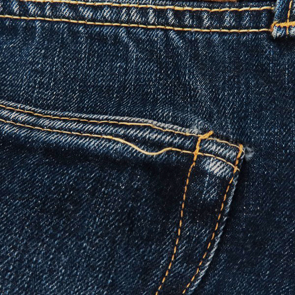 実際に弊社で買取させて頂いたTHE FLAT HEAD/フラットヘッド 限定モデル 赤タブ デニムパンツ 3005LTD/W34L36の画像 7枚目