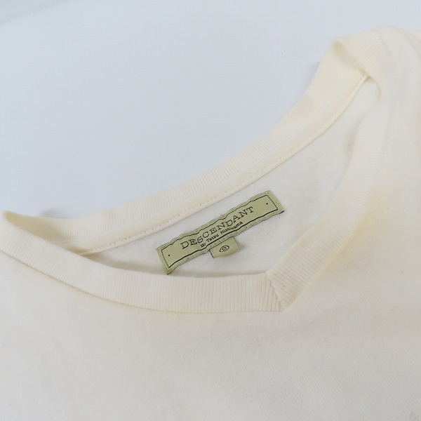 実際に弊社で買取させて頂いたDESCENDANT/ディセンダント クジラ刺繍 半袖 Tシャツ/2の画像 6枚目