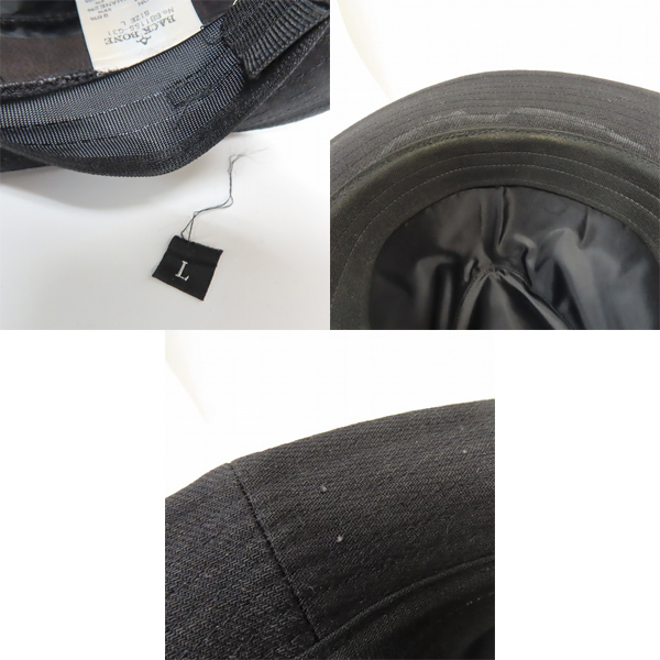 実際に弊社で買取させて頂いたBACKBONE THE CLASSIC/バックボーンザクラシック ディアスキンリボン 中折れハット/Lの画像 9枚目
