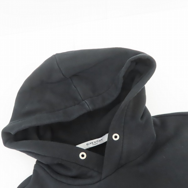 実際に弊社で買取させて頂いた【JPタグ】GIVENCHY/ジバンシー 19SS ロゴ プルオーバー パーカー/フーディー BM700R30AF/XSの画像 5枚目
