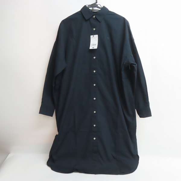 実際に弊社で買取させて頂いた【未使用】CANTERBURY/カンタベリー BIG SILHOUETTE SHIRT レディース 長袖ロングシャツ ネイビー WA42874/F