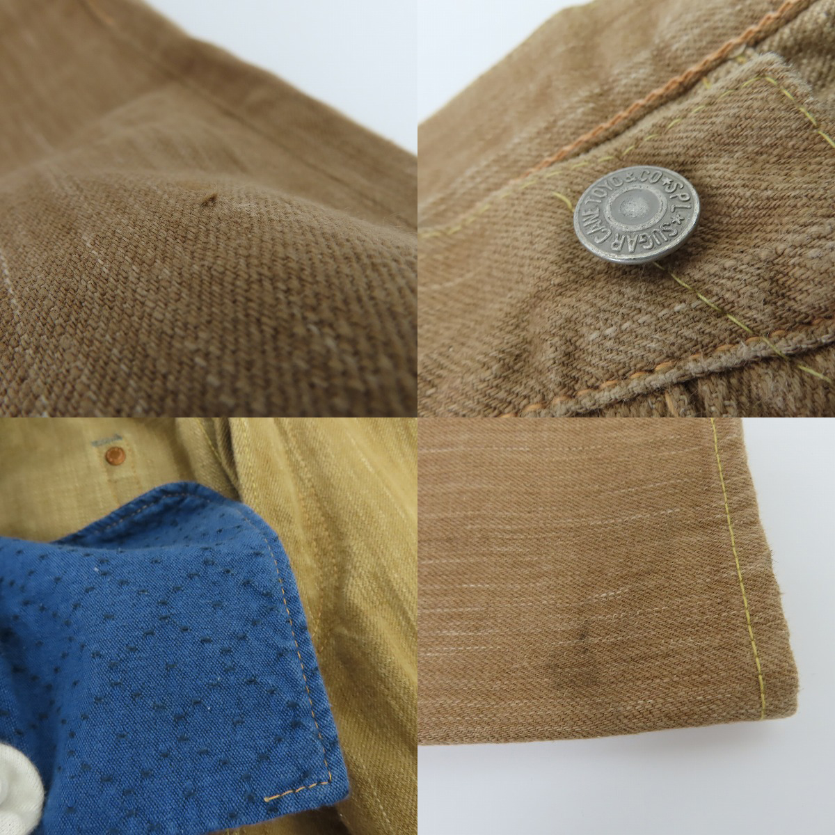 実際に弊社で買取させて頂いたSUGAR CANE/シュガーケーン 沖縄砂糖黍 デニム/W33L34の画像 6枚目