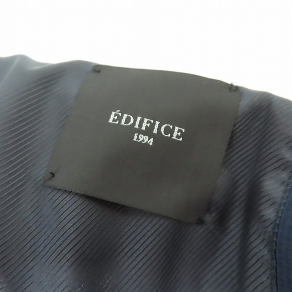 実際に弊社で買取させて頂いたEDIFICE/エディフィス 2Bテーラードジャケット/パンツ セットアップ スーツ/Mの画像 2枚目