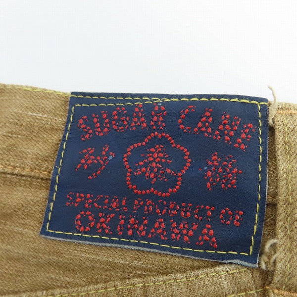 実際に弊社で買取させて頂いたSUGAR CANE/シュガーケーン 沖縄砂糖黍 デニム/W33L34の画像 3枚目