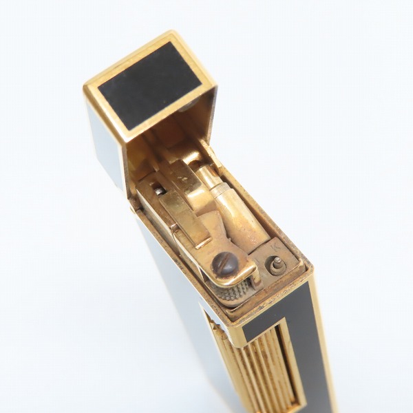 実際に弊社で買取させて頂いたdunhill/ダンヒル ガスライター ブラックの画像 3枚目