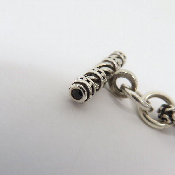 実際に弊社で買取させて頂いたLeathers & Treasures/レザーズアンドトレジャーズ ブレスレット w/オニキスの画像 4枚目