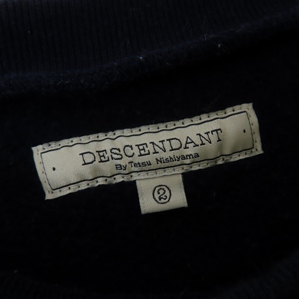 実際に弊社で買取させて頂いたDESCENDANT/ディセンダント 刺繍 スウェット トレーナー/2の画像 2枚目