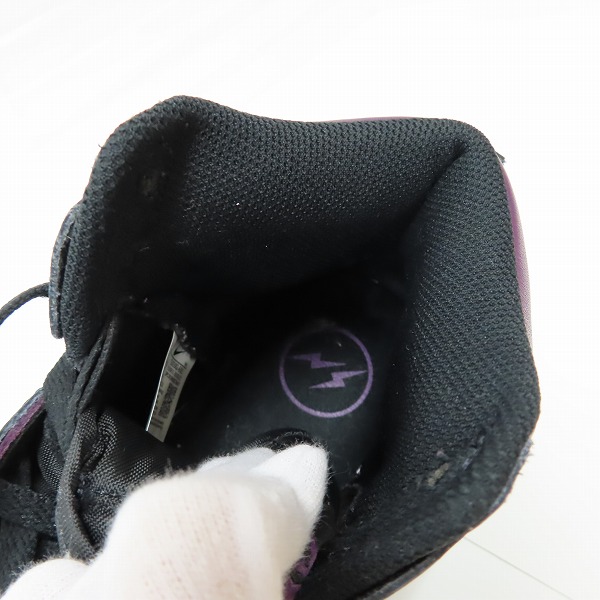 実際に弊社で買取させて頂いたNIKE/ナイキ×FRAGMENT DESIGN/フラグメントデザイン DUNK HI/F ダンクハイ 北京 DJ0382-600/27の画像 4枚目