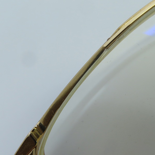 実際に弊社で買取させて頂いた999.9/フォーナインズ ハーフリム メガネフレーム S-350Tの画像 8枚目