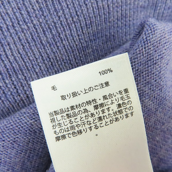 実際に弊社で買取させて頂いたBrooks Brothers/ブルックスブラザーズ SAXXON クルーネックウールニット/Mの画像 3枚目
