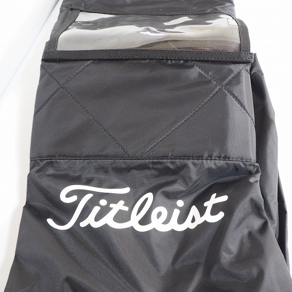 実際に弊社で買取させて頂いたTitleist/タイトリスト TC11 トラベルカバー ブラックの画像 3枚目