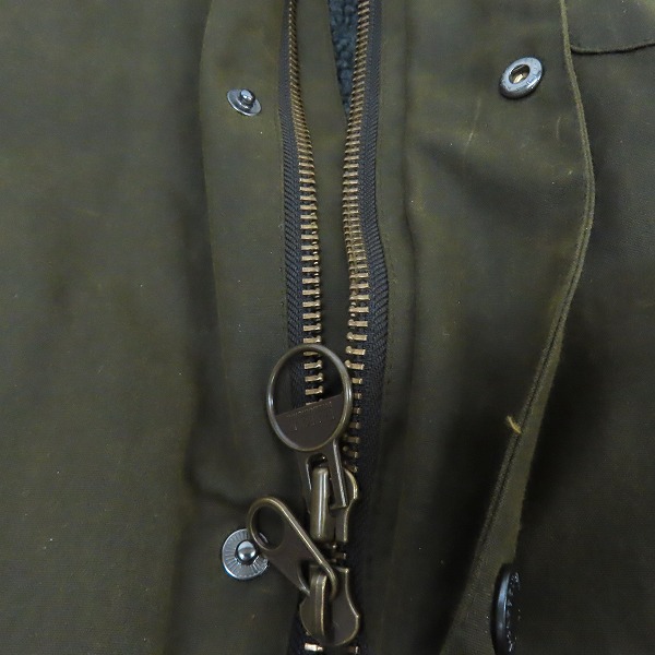 実際に弊社で買取させて頂いたBARBOUR/バブアー intl Kevlar Wax Jacket MWX1372OL51/XLの画像 7枚目
