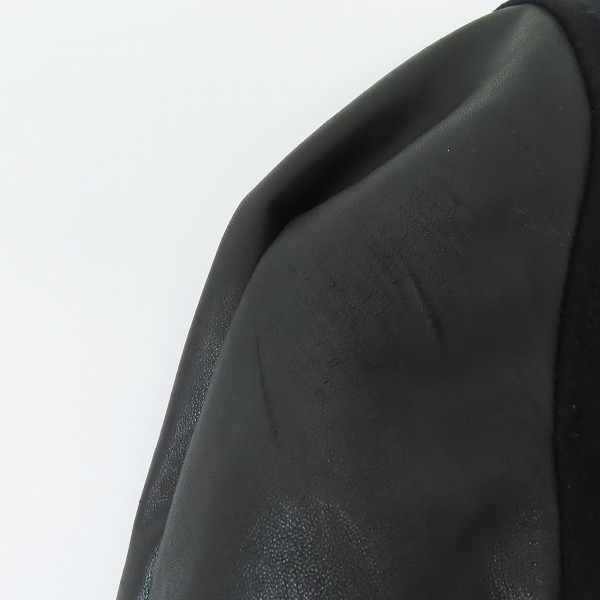 実際に弊社で買取させて頂いたBEAMS HEART/ビームスハート 袖レザー スタジャン ジャケット42-18-0404-819/Mの画像 7枚目