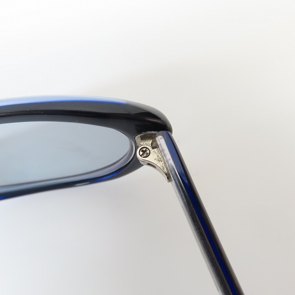 実際に弊社で買取させて頂いた白山眼鏡店/ハクサンガンキョウテン フルリム 眼鏡/メガネフレーム ダークパープルの画像 5枚目