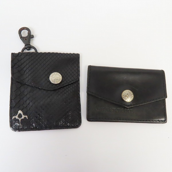 実際に弊社で買取させて頂いた【おまとめ】BACK BONE/バックボーン 他 レザー コインケース/ベルトループ 等の画像 2枚目