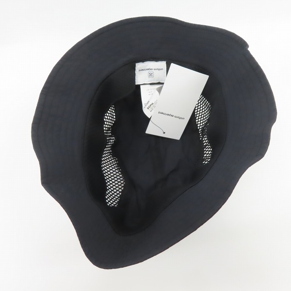 実際に弊社で買取させて頂いた【未使用】uniform experiment/ユニフォームエクスペリメント SIDE MESH HAT UE-210068の画像 5枚目