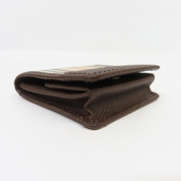 実際に弊社で買取させて頂いたBURBERRY/バーバリー チェック柄 スナップボタン コインケースの画像 2枚目