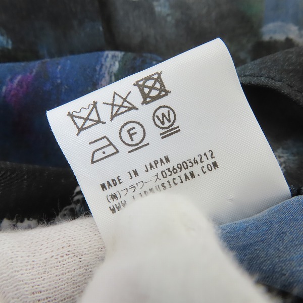 実際に弊社で買取させて頂いたLAD MUSICIAN/ラッドミュージシャン BACK-FRONT CROSS BIG SHIRT 2120-133/46の画像 4枚目