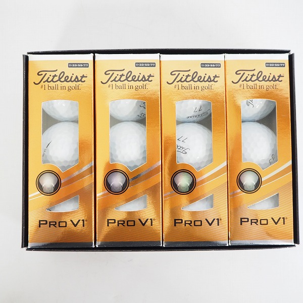 実際に弊社で買取させて頂いた【未使用】Titleist/タイトリスト PRO V1 ゴルフボール 1ダース 2017年モデル