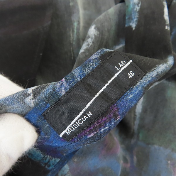 実際に弊社で買取させて頂いたLAD MUSICIAN/ラッドミュージシャン BACK-FRONT CROSS BIG SHIRT 2120-133/46の画像 2枚目