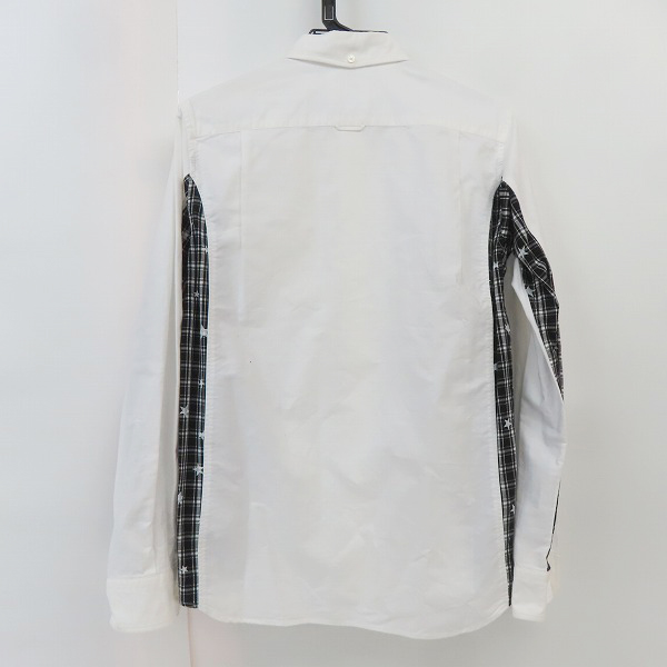 実際に弊社で買取させて頂いたuniform experiment/ユニフォームエクスペリメント  whiteline スター柄切替シャツ UE-156076/1の画像 1枚目