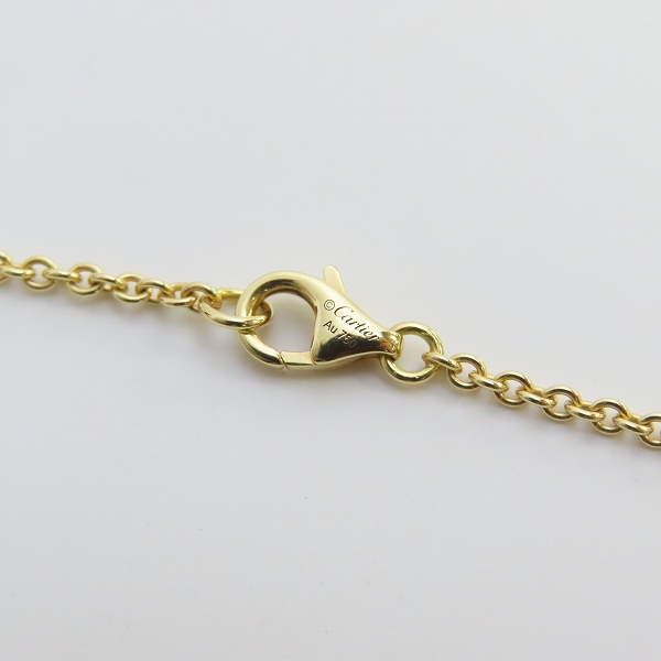 実際に弊社で買取させて頂いたCartier/カルティエ Au750 ラブ ネックレス/ペンダントの画像 4枚目