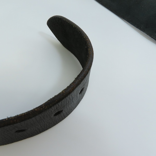 実際に弊社で買取させて頂いた(2)SUGAR CANE/シュガーケーン ギャリソンベルト ブラック Size：36の画像 6枚目