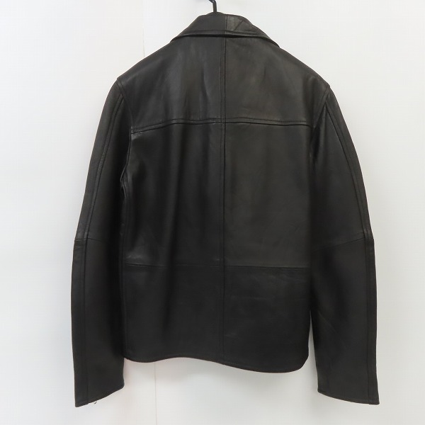 実際に弊社で買取させて頂いたWIFFLE×417 EDIFICE/ウィッフル×417 エディフィス 羊革/シープスキン レザージャケット 15-011-312-5027-3-0/M の画像 1枚目