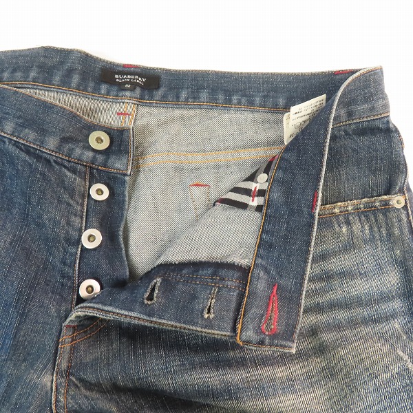 BURBERRY BLACK LABEL/バーバリーブラックレーベル ダメージ デニム