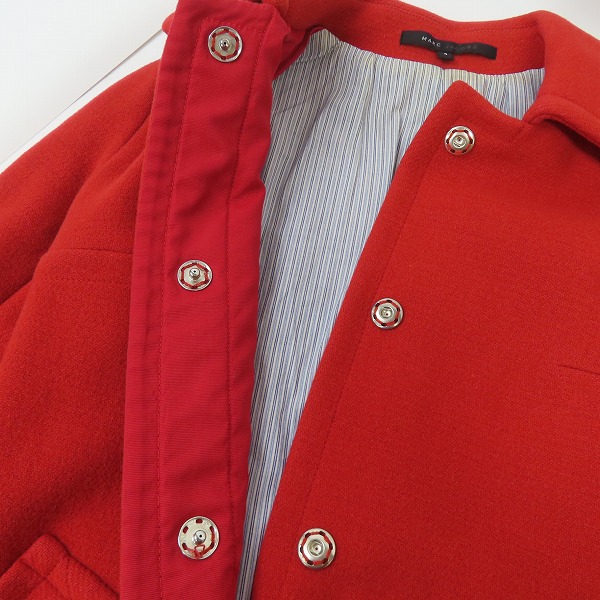 実際に弊社で買取させて頂いたMARC JACOBS/マークジェイコブス ウールコート/アウター/4の画像 4枚目