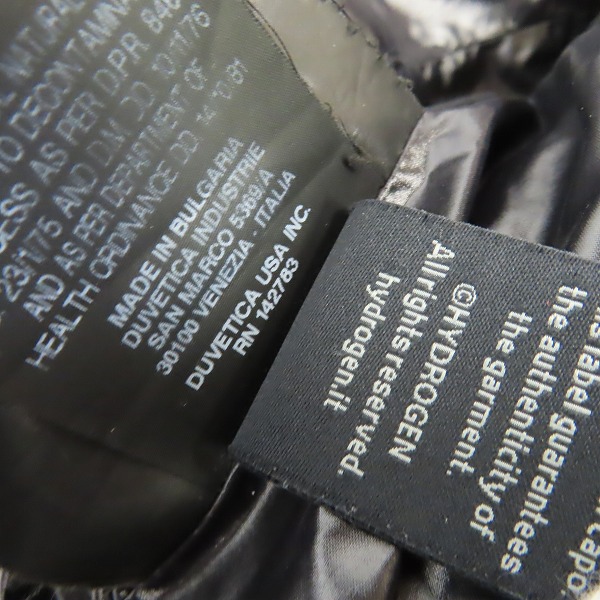 実際に弊社で買取させて頂いたHYDROGEN×DUVETICA/ハイドロゲン×デュベティカ サイドライン ダウンジャケット/48の画像 5枚目