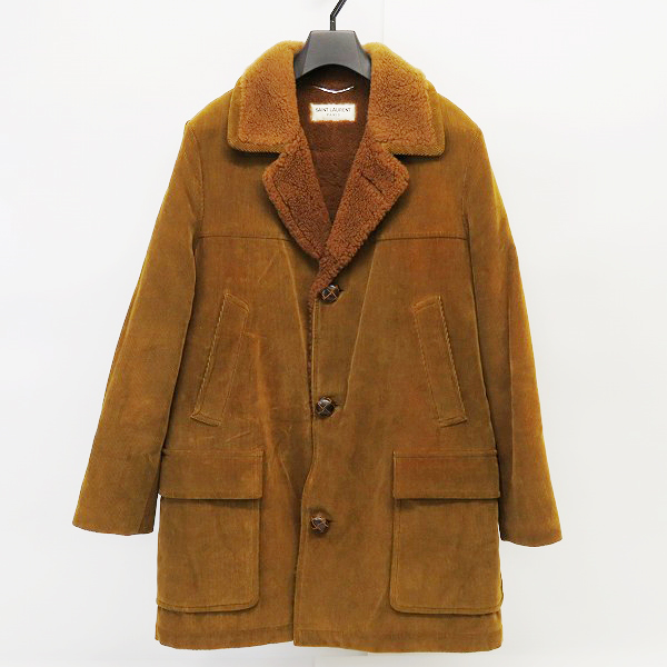 実際に弊社で買取させて頂いたSAINT LAURENT/サンローラン 14AW ムートンコート 362079 Y934F/54