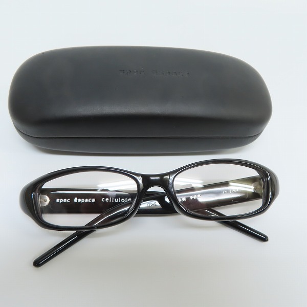 実際に弊社で買取させて頂いたspec espace/スペックエスパス CELLULOID メガネ/アイウェア 西野正美 手仕事 ES-8204の画像 9枚目