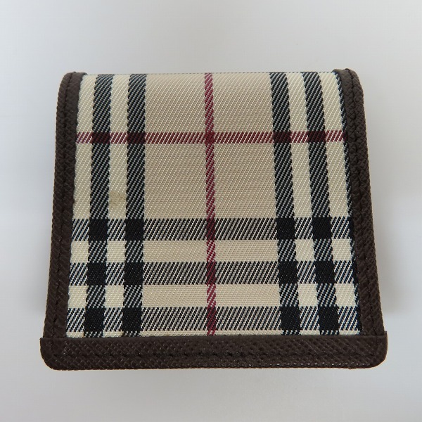 実際に弊社で買取させて頂いたBURBERRY/バーバリー チェック柄 スナップボタン コインケースの画像 1枚目