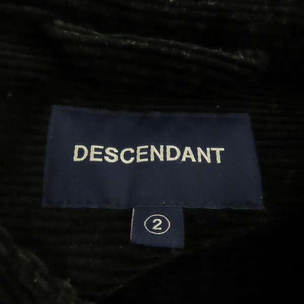 実際に弊社で買取させて頂いたDESCENDANT/ディセンダント コーデュロイ 長袖 シャツ/2の画像 2枚目