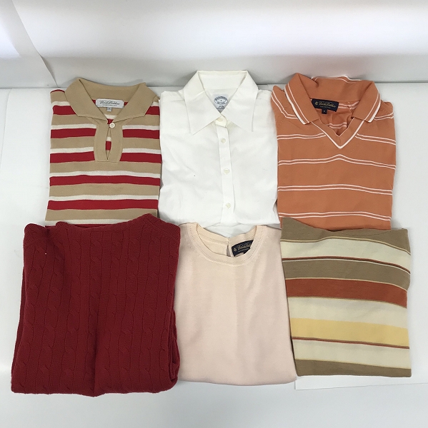 実際に弊社で買取させて頂いた【おまとめ】BROOKS BROTHERS/ブルックスブラザーズ ニット・セーター/ポロシャツ/シャツ等