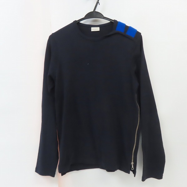 実際に弊社で買取させて頂いたDRIES VAN NOTEN/ドリスヴァンノッテン マジックテープ/ジップ 長袖カットソー M