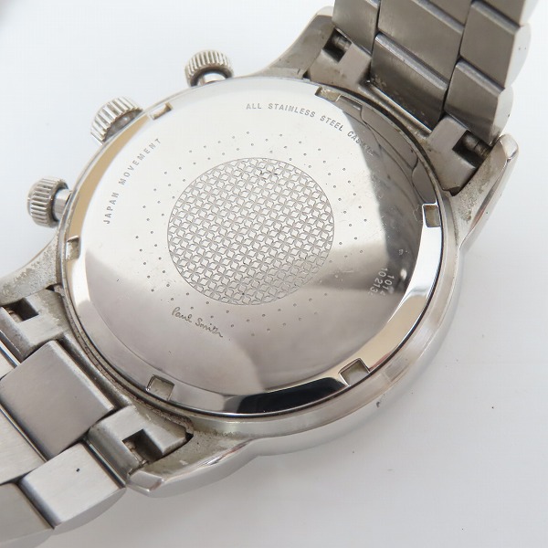 実際に弊社で買取させて頂いたPaul Smith /ポールスミス クロノグラフ メタルバンド 腕時計の画像 4枚目