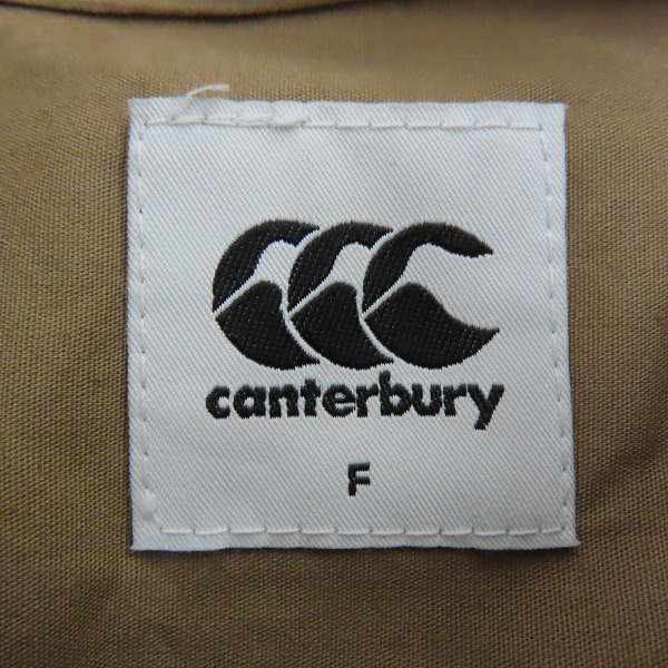 実際に弊社で買取させて頂いた【未使用】CANTERBURY/カンタベリー BIG SILHOUETTE SHIRT レディース 長袖ロングシャツ カーキ WA42874/F の画像 2枚目