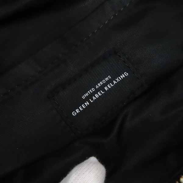 実際に弊社で買取させて頂いたUNITED ARROWS/ユナイテッドアローズ グリーンレーベルリラクシング レザー ボディバッグの画像 4枚目