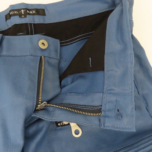 実際に弊社で買取させて頂いたNO ID. BLACK/ノーアイディー  コーティングストレッチデニムライダーススキニーパンツ 443070-685P/3の画像 5枚目