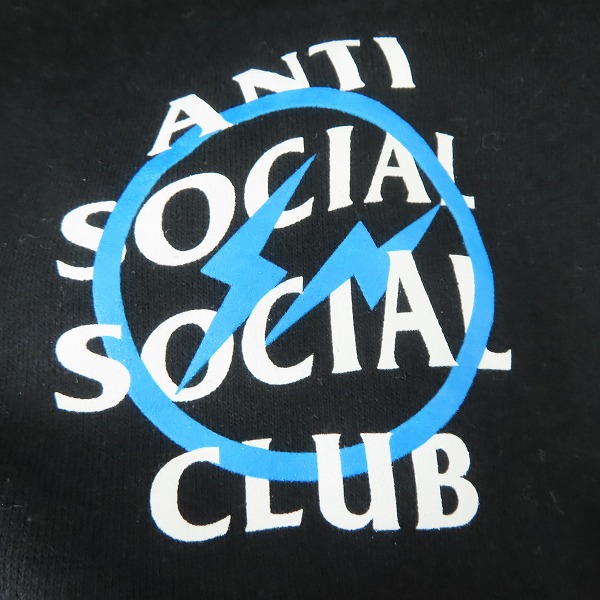 実際に弊社で買取させて頂いたAnti Social Social Club×Fragment Design/アンチソーシャルソーシャルクラブ×フラグメントデザイン ロゴパーカー/Lの画像 5枚目
